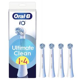 Náhradní hlavice Oral-B iO Ultimate Clean White (4 ks) bílá barva
