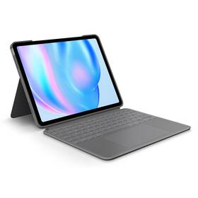 Pouzdro na tablet Logitech Combo Touch na Apple iPad Air 13" (M2), US (920-012618) šedé