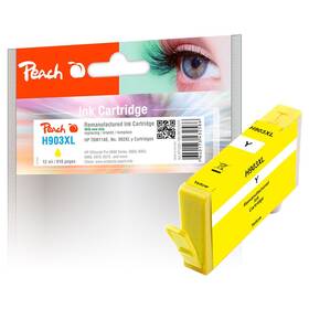 Inkoustová náplň Peach HP 903XL, 910 stran (320005) žlutá