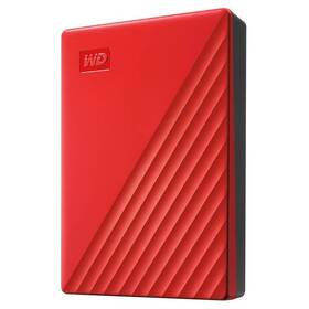 Externí pevný disk 2,5" Western Digital My Passport Portable 4TB, USB 3.0 (WDBPKJ0040BRD-WESN) červený