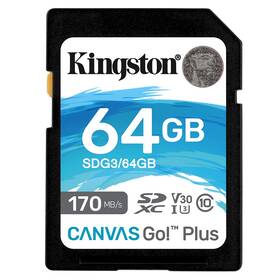 Kingston Canvas Go! Plus SDXC 64GB UHS-I U3 (170R/70W)