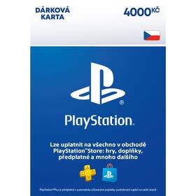 Sony PlayStation Store CZ - elektronická peněženka 4000 Kč