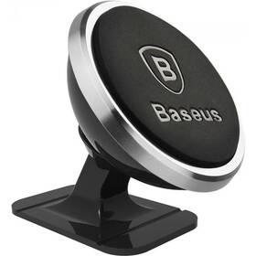 Držák na mobil Baseus na palubní desku, 360° otáčení (SUCX140012) černý/stříbrný