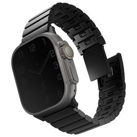 Řemínek Uniq Strova Mag na Apple Watch 42/44/45/49mm (UNIQ-49MM-STRVMBLK) černý