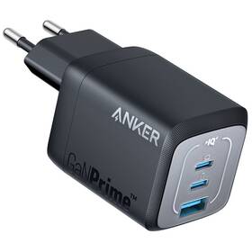 Nabíječka do sítě Anker 2x USB-C, 1x USB-A, 67 W, GaN černá barva
