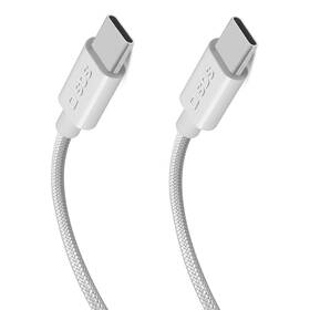 Kabel SBS USB-C/USB-C, PD, 60 W, 2 m šedá barva
