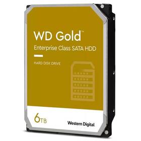 Pevný disk 3,5" Western Digital Gold 6TB (WD6004FRYZ) zlatý