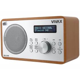 Radiopřijímač s DAB+ VIVAX VOX DW-2 DAB hnědý