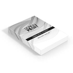 Etikety Spare Print samolepící štítky bílé, 100 archů A4 v krabici (1arch/4x etiketa 192x61mm) (57011)