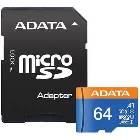 ADATA Premier MicroSDXC 64GB UHS-I (85R/25W) + adaptér