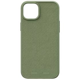 Kryt na mobil Njord Suede MagSafe na Apple iPhone 15 Plus (NA52SU06) zelený