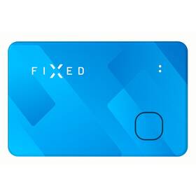 Lokátor FIXED Tag Card s podporou Find My, bezdrátové nabíjení (FIXTAG-CARD-BL) modrý - zánovní - 24 měsíců záruka