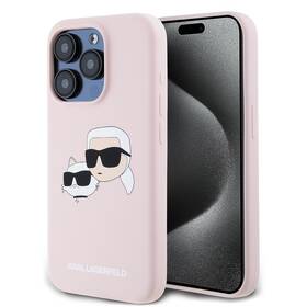 Karl Lagerfeld Double Heads, MagSafe na Apple iPhone 15 Pro Black