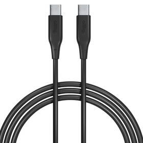 Kabel Allity AUC-02, 60W, USB-C/USB-C, 1m černá barva
