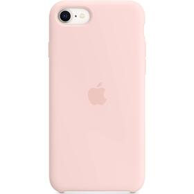Apple Silicone Case pro iPhone SE - křídově růžový