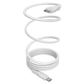 Kabel Puro USB-C/USB-C, magnetický, 60 W, 1 m bílá barva
