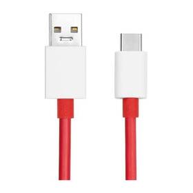 Kabel OnePlus USB/USB-C, 1m červená barva
