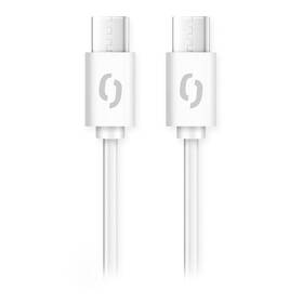 Kabel Aligator Power 65W, USB-C/USB-C, 3A, 1,5m bílá barva
