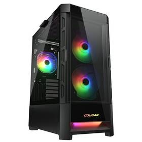 Case Cougar DUOFACE RGB černá barva
