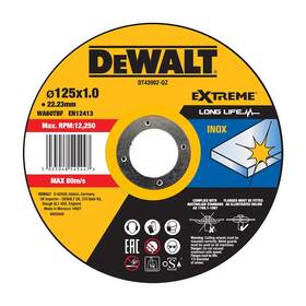 Řezný kotouč Dewalt DT43902-QZ, 125 x 2,2 x 1,0 mm