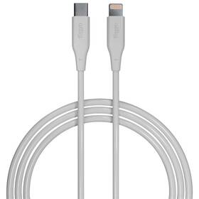 Kabel Allity AUC-02, 27W, USB-C/Lightning, 1m bílá barva
