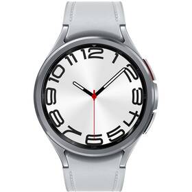 Chytré hodinky Samsung Galaxy Watch6 Classic 47mm (SM-R960NZSAEUE) stříbrné - zánovní - 24 měsíců záruka