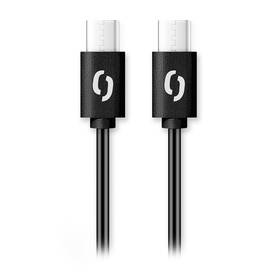 Kabel Aligator Power 60W, USB-C/USB-C, 3A, 1m černá barva
