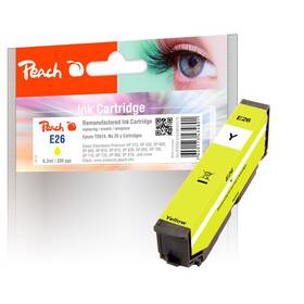 Inkoustová náplň Peach Epson 26, T2614, 330 stran (320170) žlutá