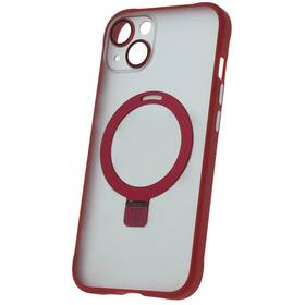Kryt na mobil CPA Mag Ring na Apple iPhone 15 Plus (GSM175510) červený