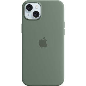 Kryt na mobil Apple Silicone Case s MagSafe pro iPhone 15 Plus - cypřišově zelený (MT183ZM/A)