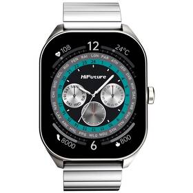 Chytré hodinky HiFuture Apex (6972576181404) stříbrné