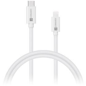 Kabel Connect IT Wirez USB-C/Lightning, 27 W, 1 m bílá barva
