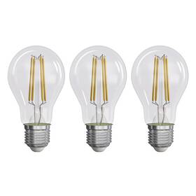 Žárovka LED EMOS Filament klasik, 5W, 1060lm, E27, teplá bílá, 3 ks (ZF5157.3)