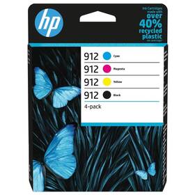 Inkoustová náplň HP 912, 300/3x315 stran - CMYK (6ZC74AE)