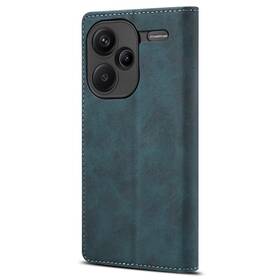 Pouzdro na mobil flipové Lenuo Leather na Xiaomi Redmi Note 13 Pro+ 5G modrá barva
