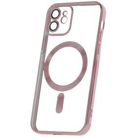 Kryt na mobil CPA Mag Color Chrome na Apple iPhone 12 (GSM169571) růžový