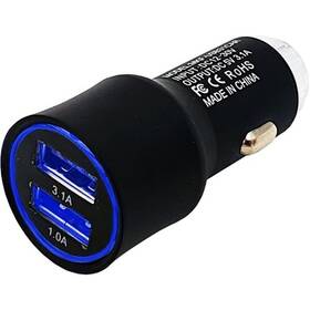 Adaptér do auta Mk Floria USB31CAR černá barva
