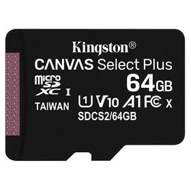Kingston Canvas Select Plus MicroSDXC 64GB UHS-I U1 (100R/10W)
