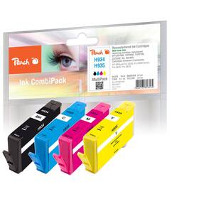 Inkoustová náplň Peach HP 934/935, MultiPack, 1x19, 3x8,1 ml - CMYK (319477)