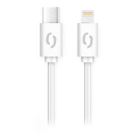 Kabel Aligator Power USB-C/Lightning, 3A, 1m bílá barva
