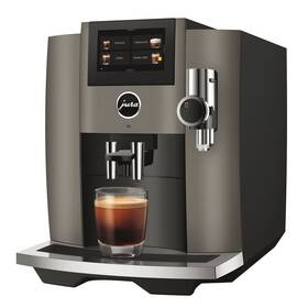 Espresso Jura S8 Dark Inox šedá barva
