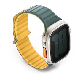 Řemínek Uniq Revix Evo Reversible Magnetic na Apple Watch 42/44/45/49mm (UNIQ-49MM-REVEVGRNBYEL) žlutý/zelený