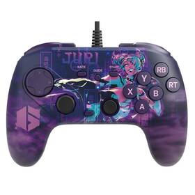 Gamepad HORI Fighting Commander OCTA SF 6 Juri Edition pro PC fialová barva
