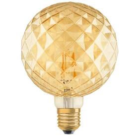 Žárovka LED Osram Vintage 1906 Big Globe 40 Filament Pine 4W 824 Gold E27, teplá bílá (4058075092037)