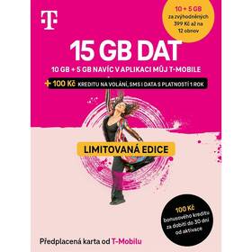 SIM karta T-Mobile 15 GB 
