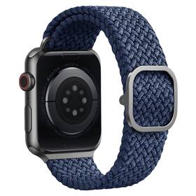 Řemínek Uniq Aspen na Apple Watch 42/44/45/49mm (UNIQ-44MM-ASPOBLU) modrý