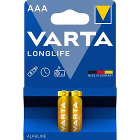 Baterie alkalická Varta AAA, LR03, blistr 2ks 
