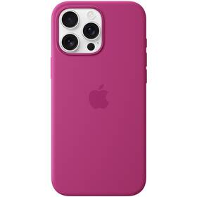 Apple iPhone 16 Pro Max Silicone Case s MagSafe - fuchsiový