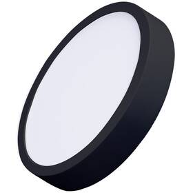 Stropní svítidlo Solight CCT, přisazené, 24 W, 900 lm, kulaté (WD174-B) černé