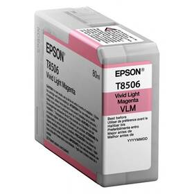 Inkoustová náplň Epson T8506, 80 ml - světle purpurová (C13T850600)